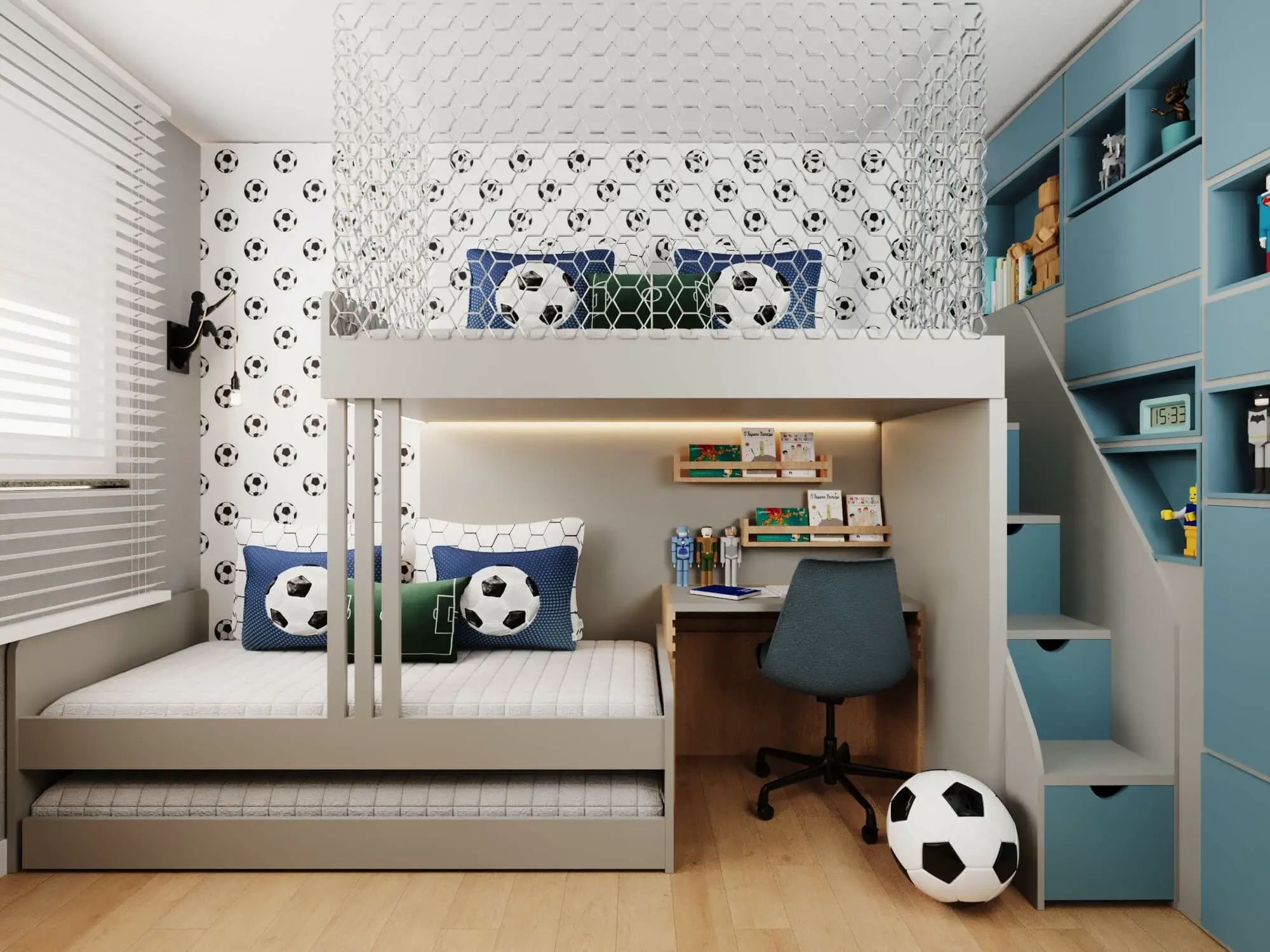 Nafh Arquitetura - Quarto infantil planejado em São Paulo