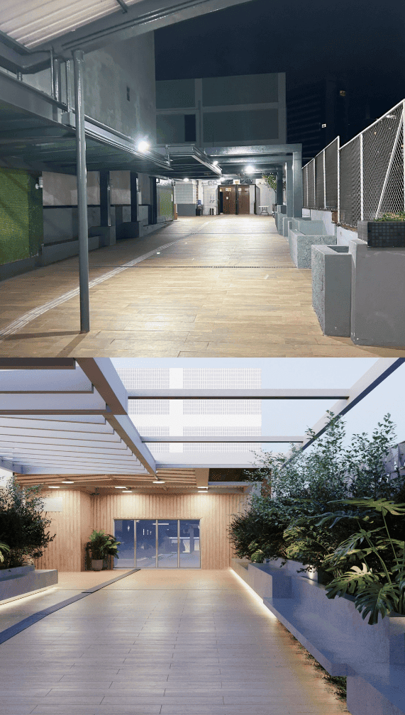 Transformação na Arquitetura — Antes e Depois 1